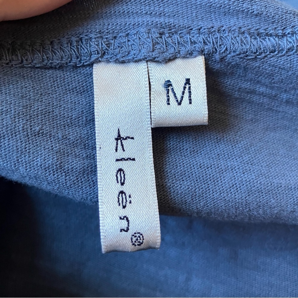 Kleen | Dusty Blue Crewneck Long Sleeve Top - Picture 4 of 6